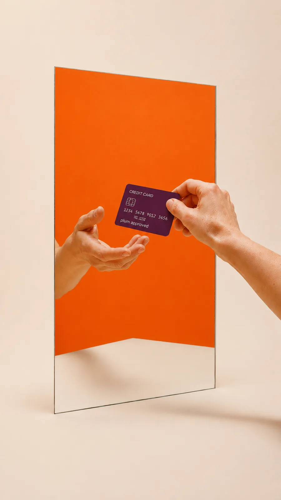 A phone showing a confirmed in-chat payment beside a card reader